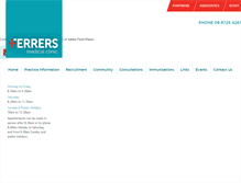 Tablet Screenshot of ferrers.com.au